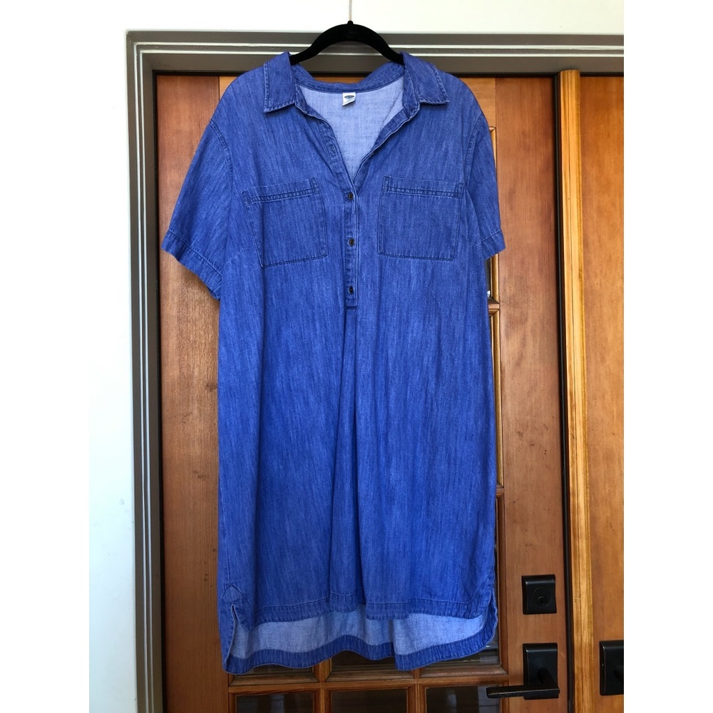 Old Navy Chambray Shirt Dress